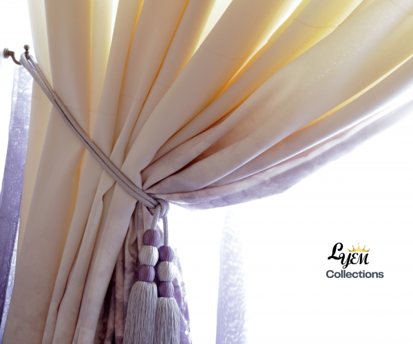 5 metre lined curtain